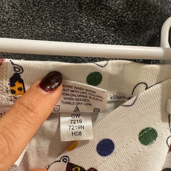 Hanna Andersson Holiday Long John Pajamas 100% Organic Cotton Size 140cm 10-12Y - Picture 7 of 7